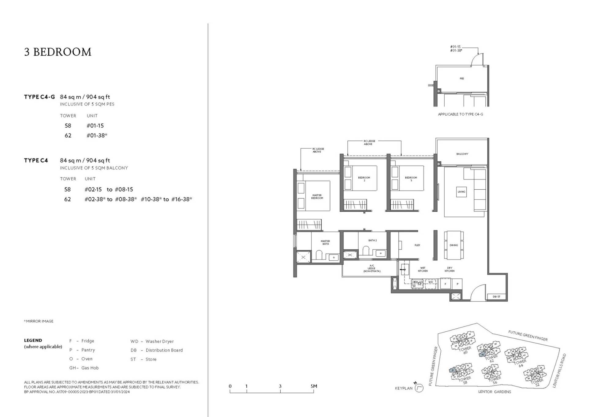 Lentor Mansion floorplan